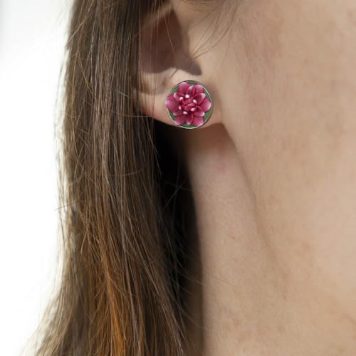 Náušnice - jiřinky — foto 6