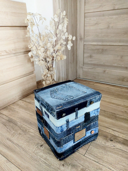 Originální taburet Jeans crazy — foto 2