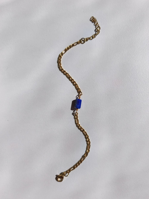Lapis lazuli řetízkový náramek — foto 3