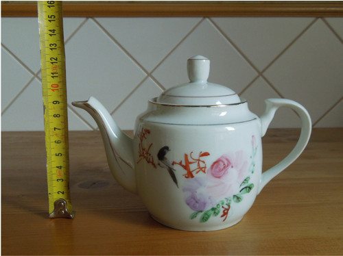 Porcelánová čajová konvice — foto 5