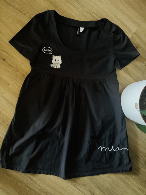 Černé šaty Miauuu — foto 2