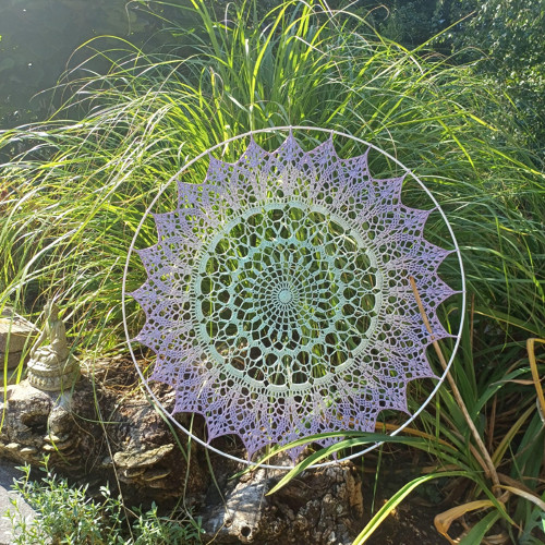Háčkovaná Mandala — foto 2