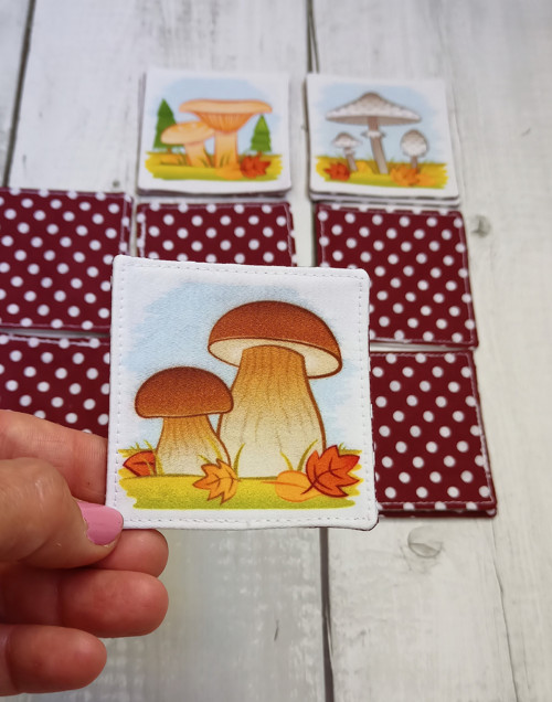 Textilní pexeso - poznáváme houby — foto 4