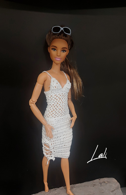 Háčkované šatičky pro Barbie Made to Move 3. — foto 2