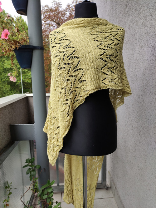 Dlouhý šál Gold Dream — foto 5