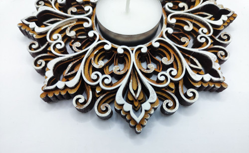 Svícen vrstvený - mandala 1 — foto 3