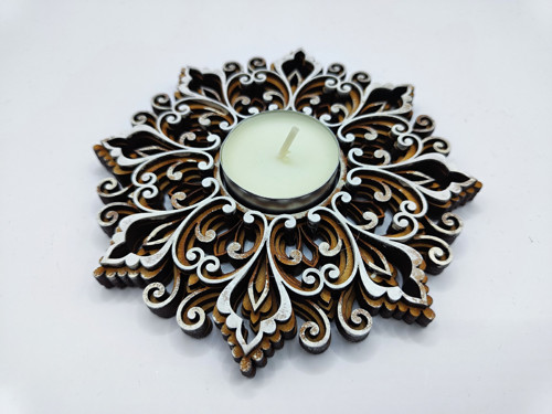 Svícen vrstvený - mandala 1 — foto 2