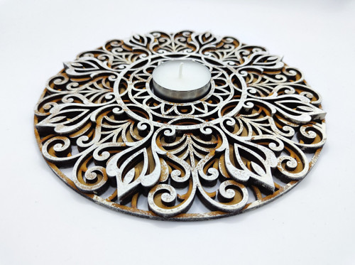 Svícen vrstvený - mandala 2 — foto 2