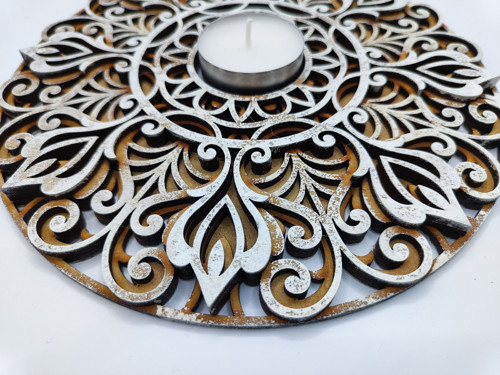 Svícen vrstvený - mandala 2 — foto 3
