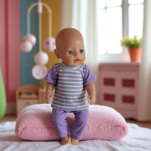 Fialový komplet pro Baby Born — foto 2