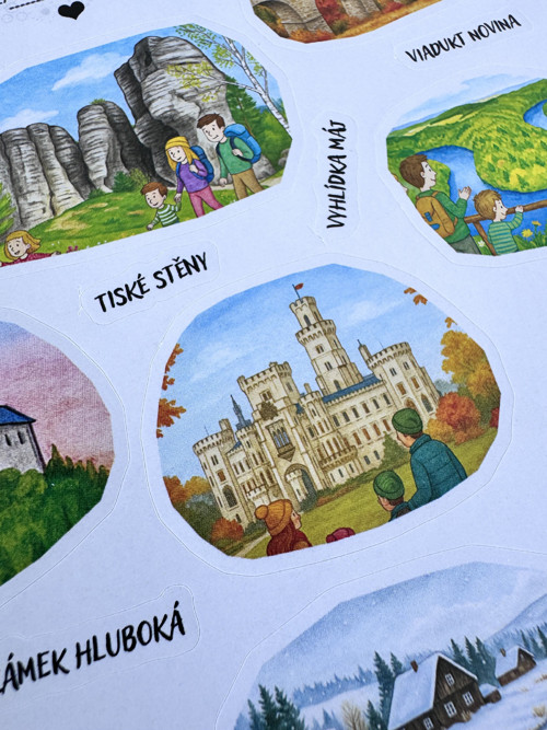 Samolepky č. 66 - Cestujeme 3 — foto 4