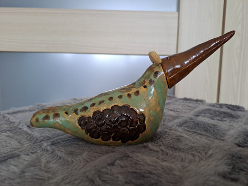 Keramický Pták Zahradník — foto 5