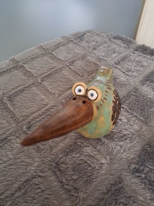 Keramický Pták Zahradník — foto 2