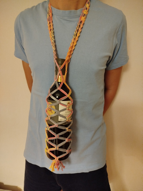Taška pro lahev drhaná 88 cm — foto 2