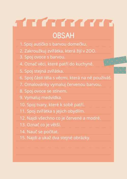 Pracovní listy od 2 let - PDF — foto 3