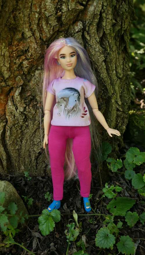 Barbie - baculka - tričko — foto 3