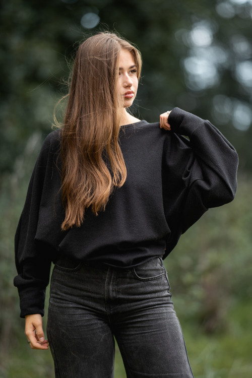 Netopýří mikina černá — foto 5