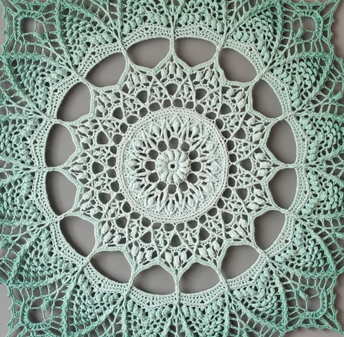 Mandala Zelená hvězda - průměr 60 cm — foto 5