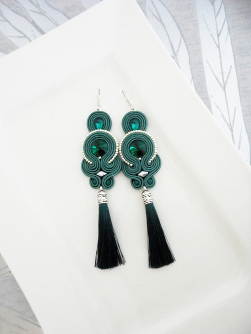 Soutache náušnice — foto 2