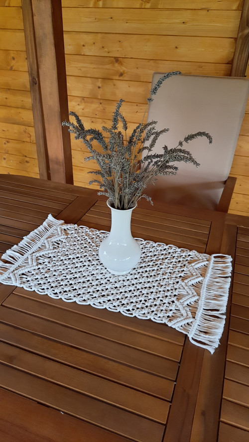 Macramé prostírání 60x30cm — foto 2