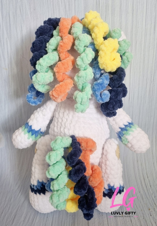NÁVOD PDF háčkovaný jednorožec 28cm — foto 3