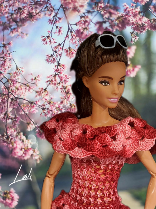 Háčkované šatičky pro Barbie Made to Move 5. — foto 3