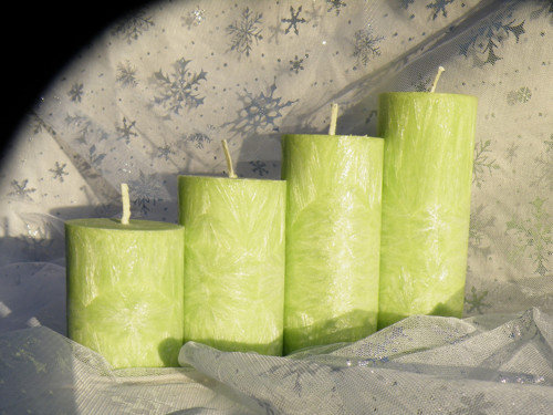 Palmové adventní schody- BEZ VŮNĚ - světle zelená — foto 4