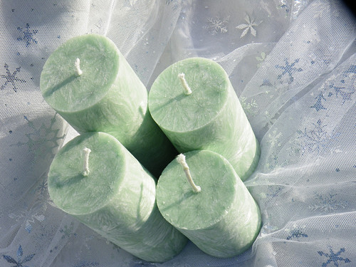 BEZ VŮNĚ palmové adventní schody - zelená — foto 3