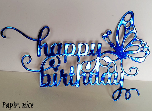 Papírový výřez HAPPY BIRTHDAY — foto 4