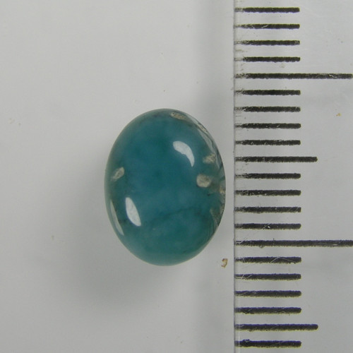 Kabošon Larimaru, 2,70 ct., cca. 9x7 mm — foto 5