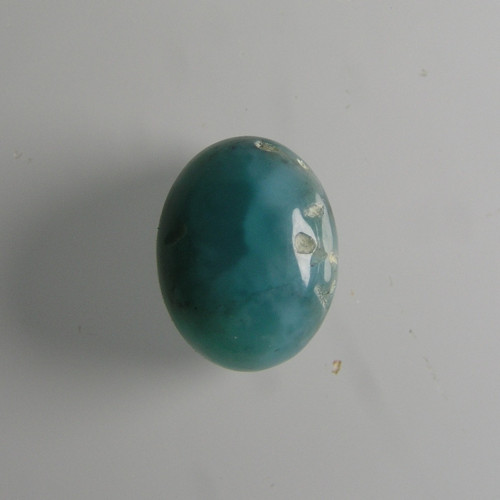 Kabošon Larimaru, 2,70 ct., cca. 9x7 mm — foto 3