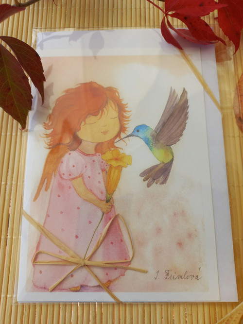 Šeptání listí - sada 3 přáníček — foto 3