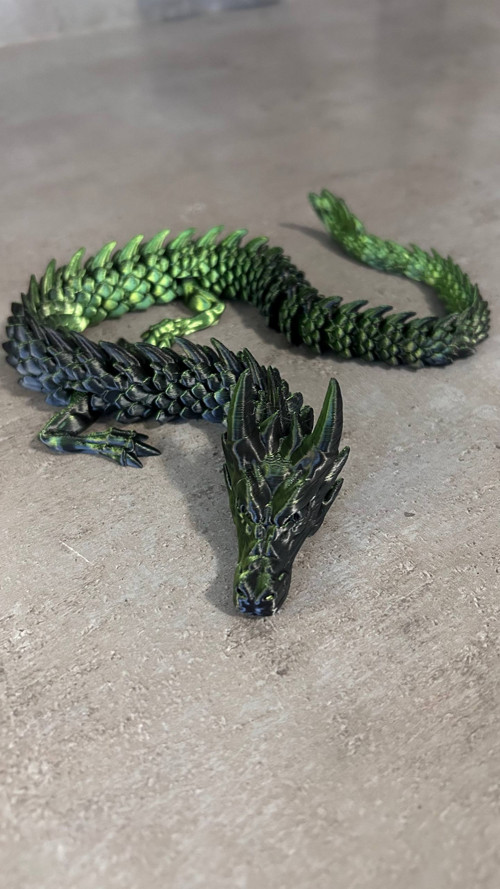3D tištěný drak – flexibilní figurka — foto 3