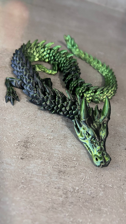 3D tištěný drak – flexibilní figurka — foto 2