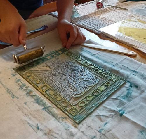 Workshop linorytového tisku (pro dvě osoby) — foto 4