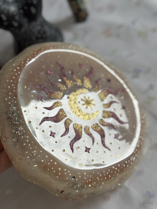 Sri Yantra tácek — foto 5