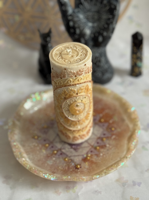 Sri Yantra tácek — foto 2