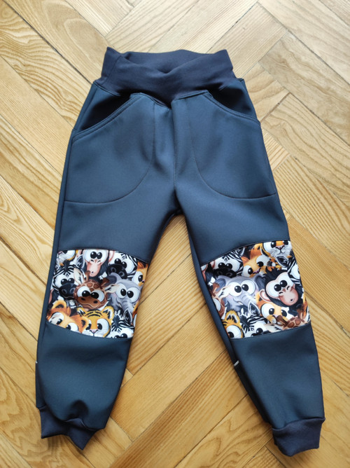 Softshellové kalhoty s FLEECEM — foto 2