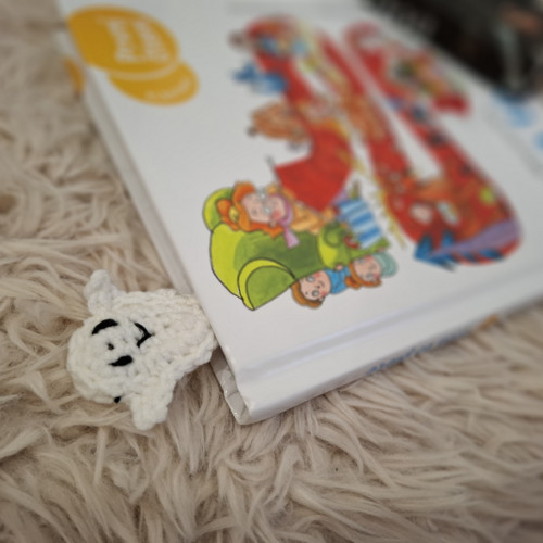 Háčkovaná záložka duch — foto 4