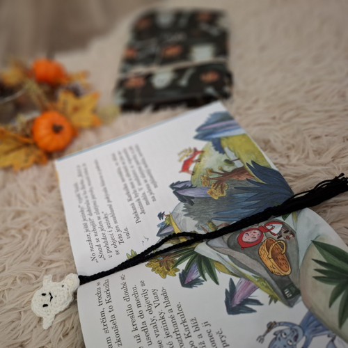 Háčkovaná záložka duch — foto 3