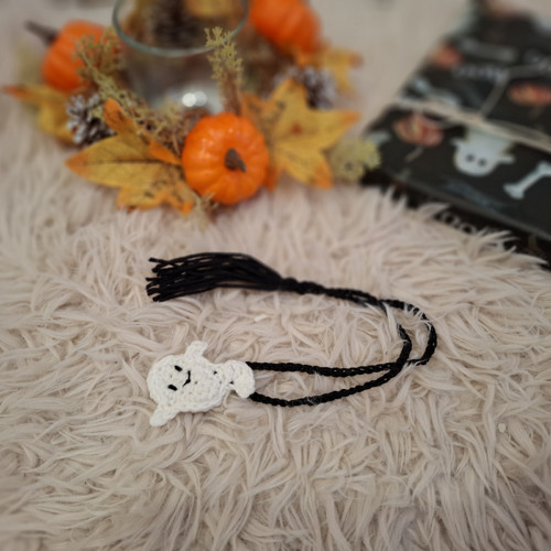 Háčkovaná záložka duch — foto 2