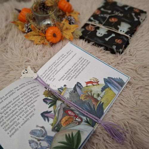 Háčkovaná záložka duch — foto 3