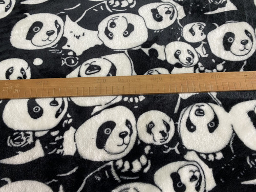 Fleece - panda - šíře 150cm — foto 2