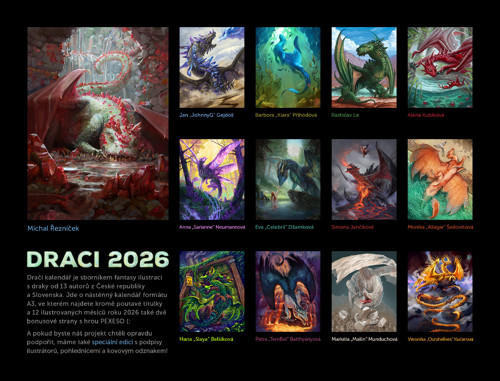 Dračí kalendář: DRACI 2026 — foto 2
