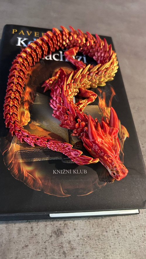 3D tištěný drak – flexibilní figurka — foto 2