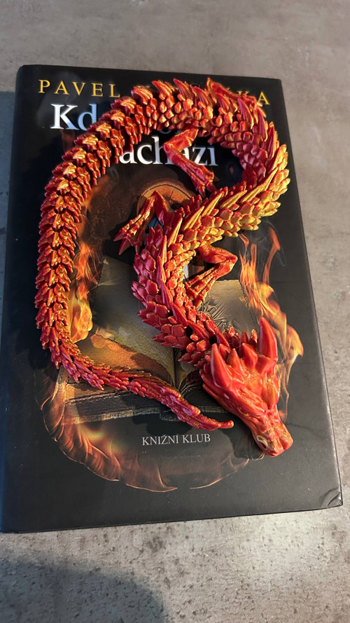 3D tištěný drak – flexibilní figurka — foto 3