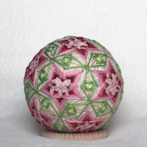 Temari míček pro holčičku - talisman - chrastítko — foto 6