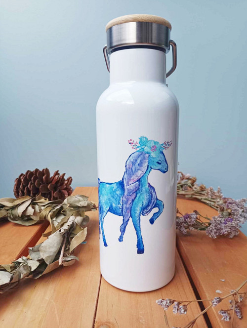 Termoláhev - Modrý kůň - 500 ml — foto 2