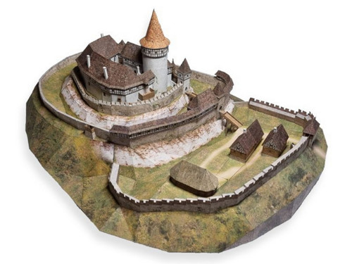 Papírový model hradu Vízmburk — foto 2