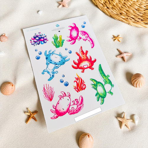 Samolepky č. 55 - Axolotl — foto 2